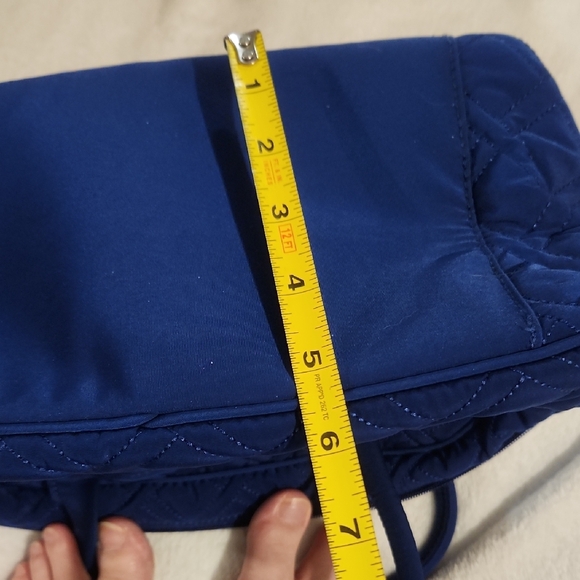 Vera Bradley Blue Medium Bowler Bag - Picture 7 of 8